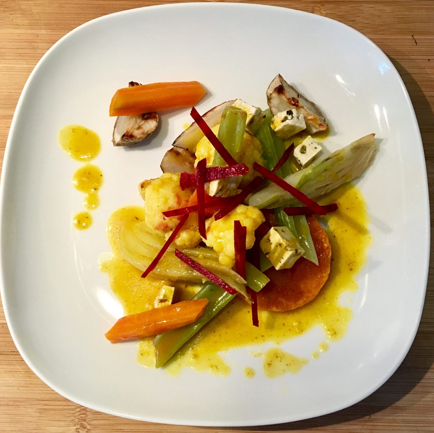 Recette #Hiver, cassolette de légumes & curcuma