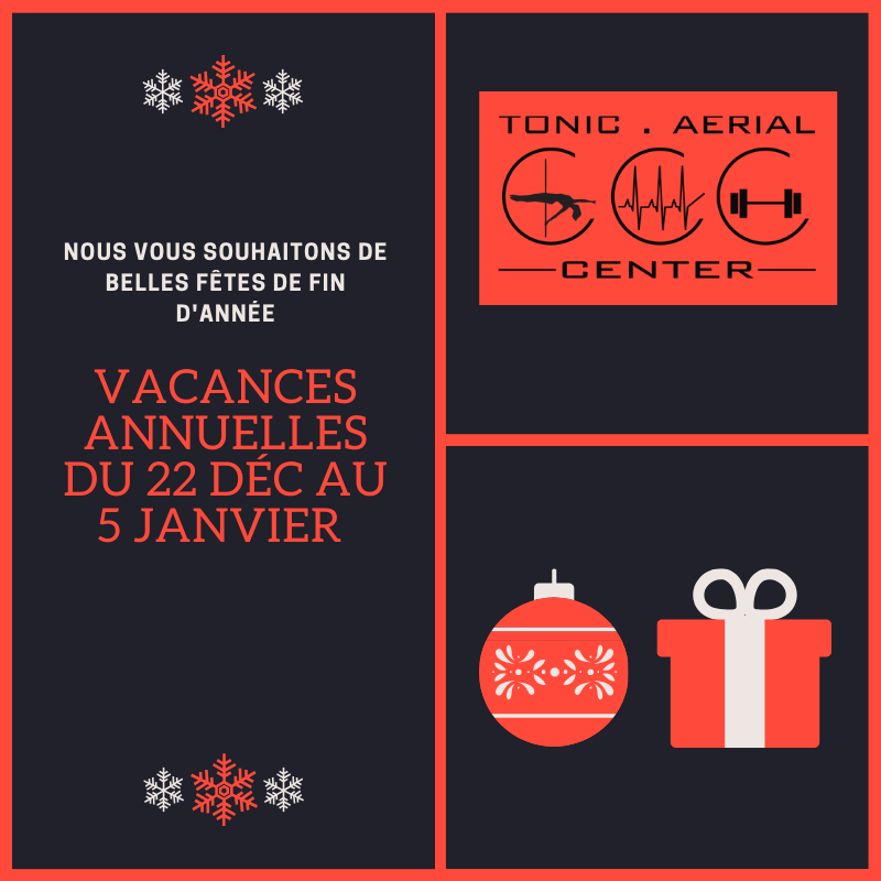 Nous vous souhaitons de belles fêtes de fin d'année