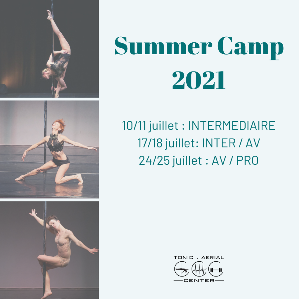 Summer Camp 2021, Nos stages de pole dance