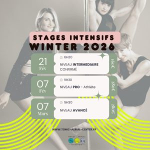 Stages intensifs 2026